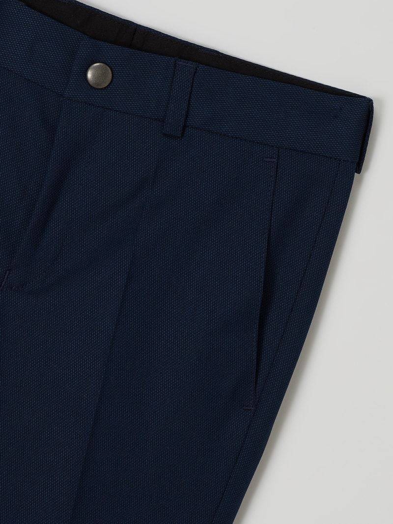 Regular Fit Anzug mit Stretch-Anteil in blau