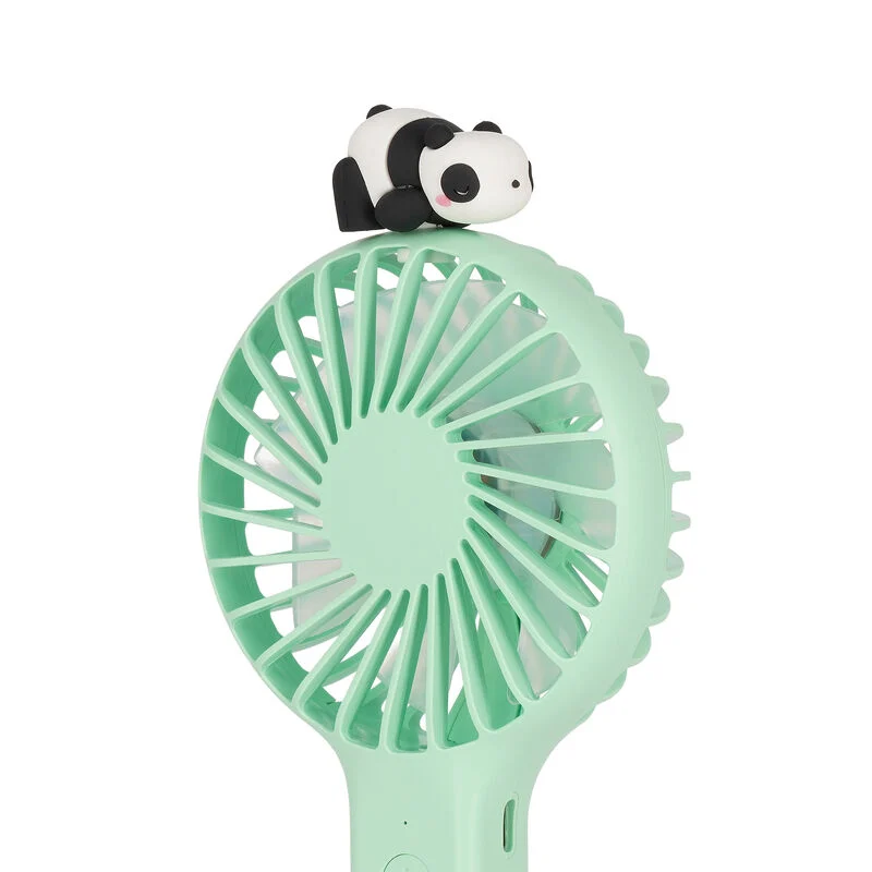 Ventilador portátil e recarregável com suporte - Mini ventilador