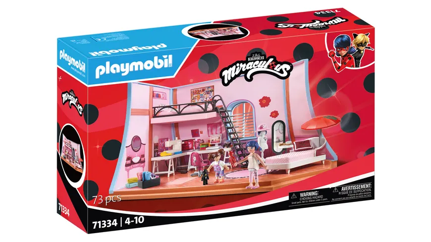 PLAYMOBIL 71334 Miraculous: Marinettes Loft