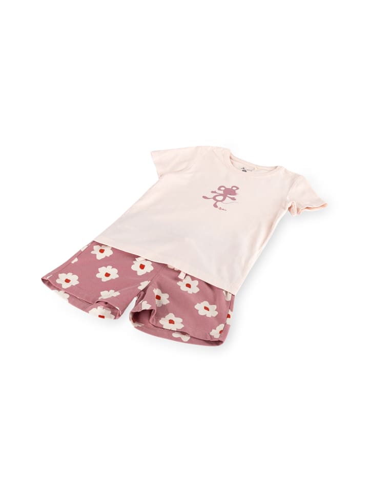 Sigikid Shorty Pyjama Kinder Schlafanzug in rosa günstig kaufen