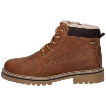 Tom Tailor Schnür Boots in braun