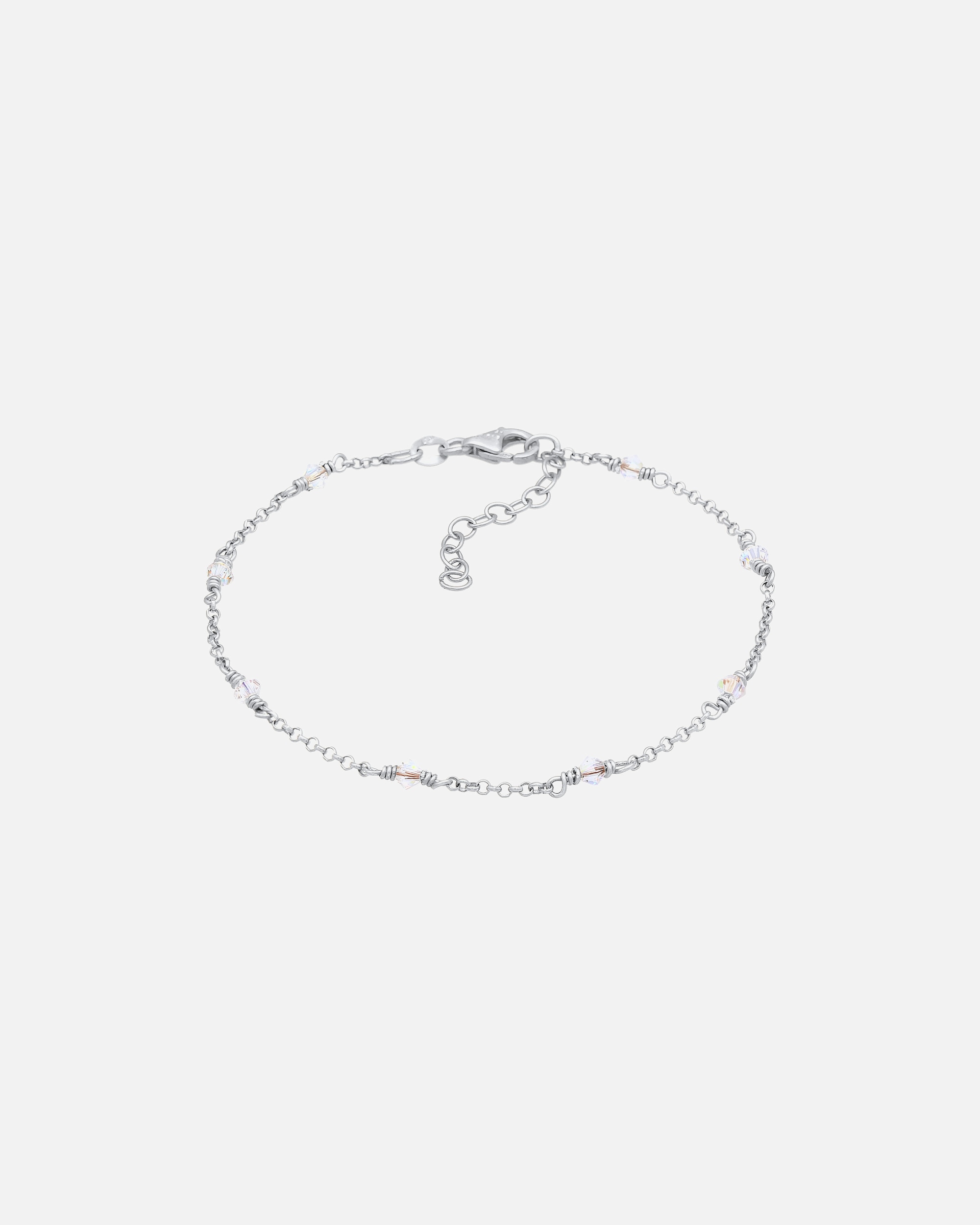 Elli ženski filigranski elegantni prsten s kristalima od 925 sterling srebra