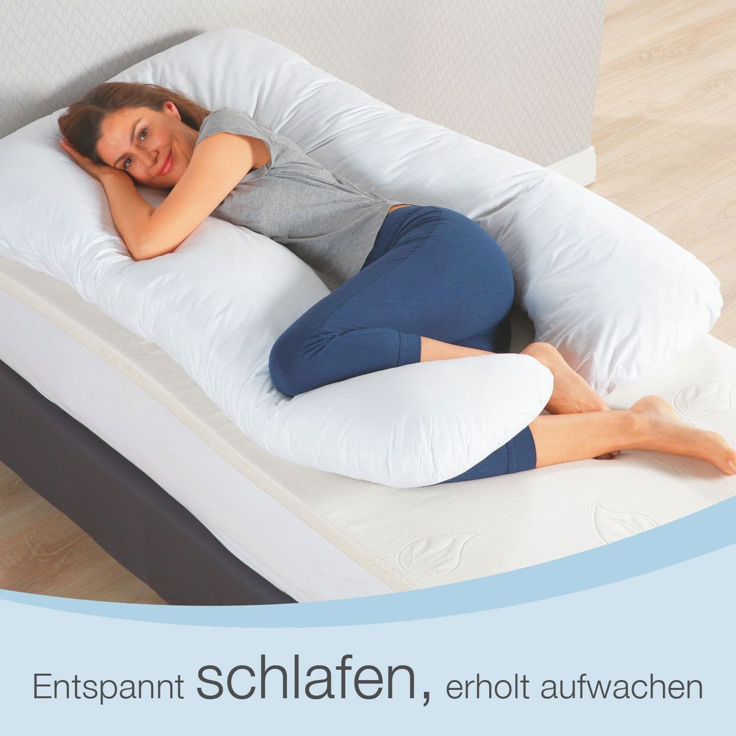 Bestschlaf Multi-Stützkissen, mit Bezug, multifunktional einsetzbar