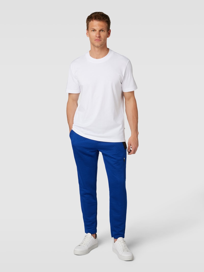 Sweatpants mit Label-Patch Modell 'Havion Lotus' in royalblau