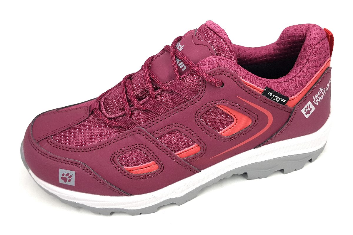 Jack Wolfskin Vojo Tex Low 4042191 Rot 2822 Burgundy