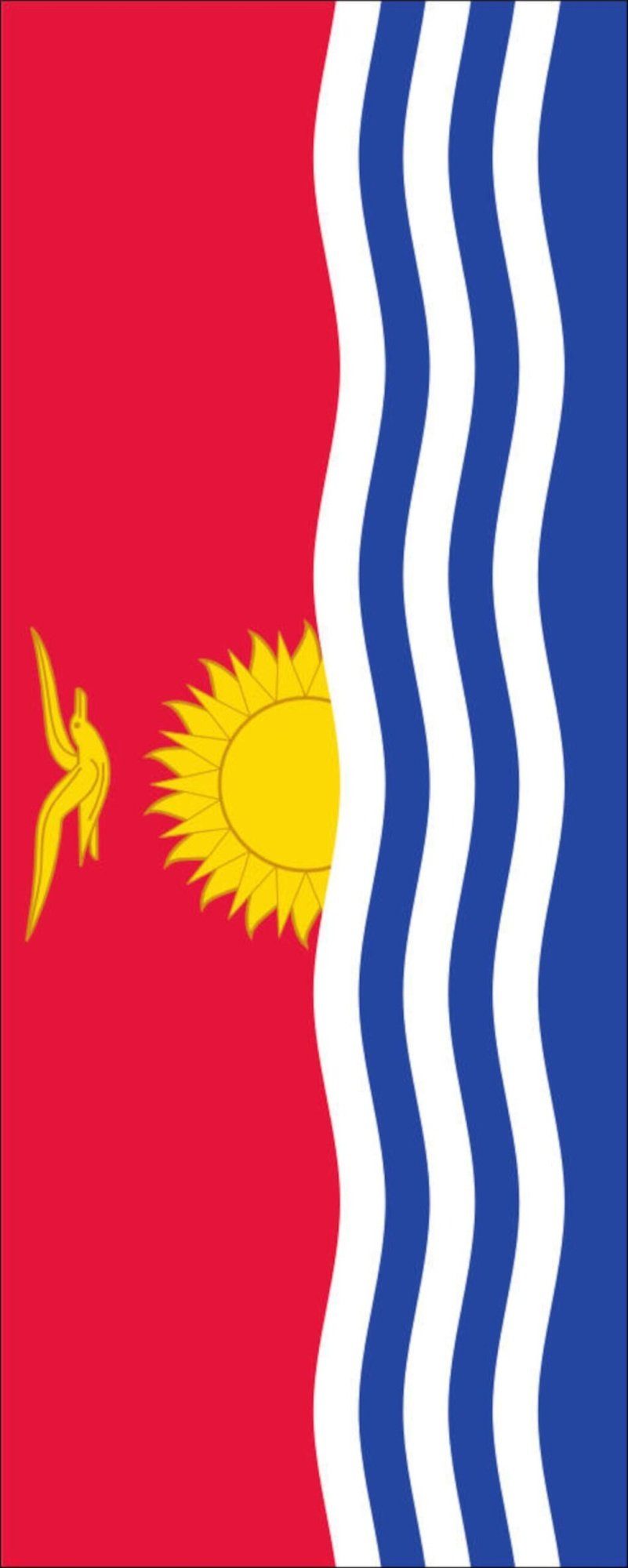 flaggenmeer Flagge Flagge Kiribati 110 g/m² Hochformat