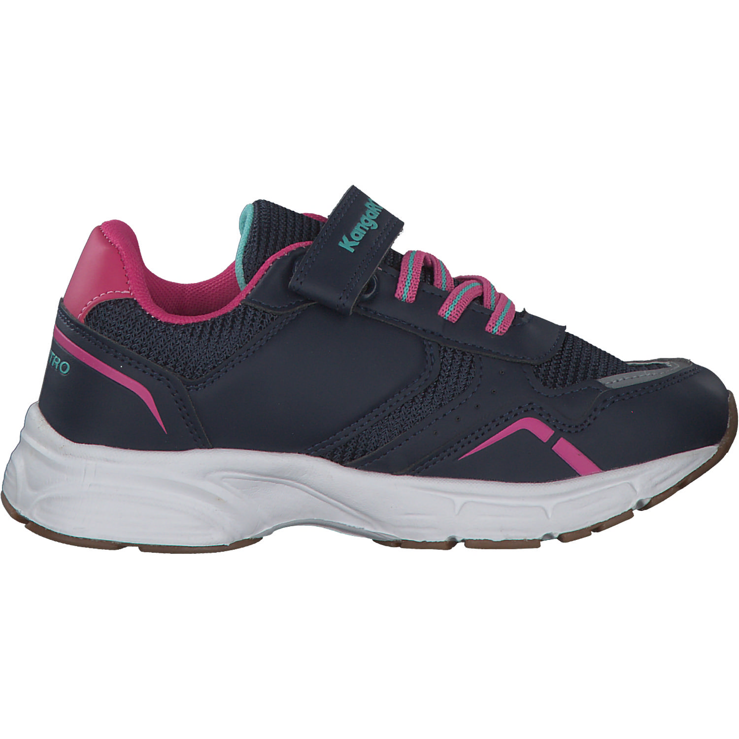 KangaROOS K-Ni Lucky EV 18918, Sneakers Low, Kinder, dk navy/daisy pink