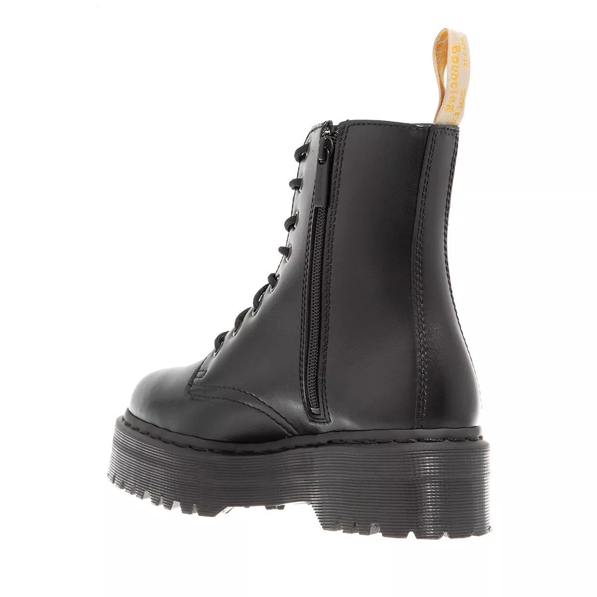 DR. MARTENS Schnür-Stiefeletten schwarz V JADON II MONO BLACK FELIX RUB OFF
