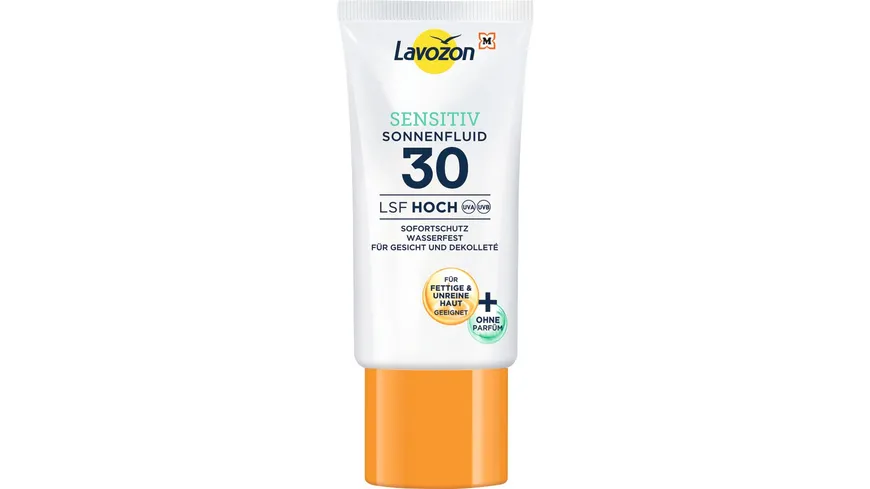 LAVOZON Sensitiv Face Sonnenfluid LSF 30 50 ml