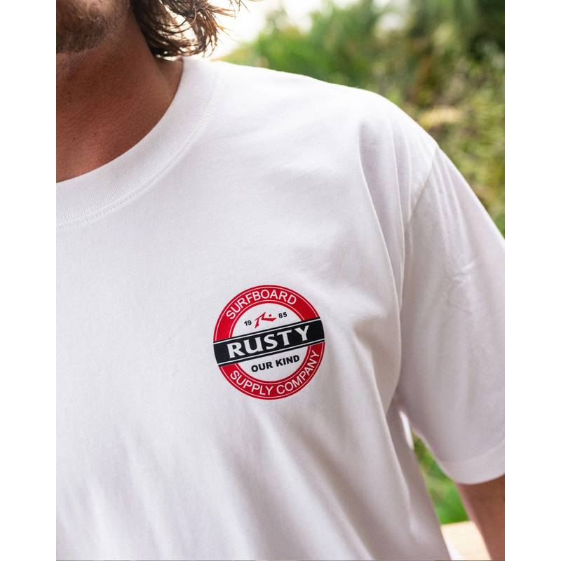 RUSTY BOTTLE CAP SHORT SLEEVE TEE T-Shirt Herren