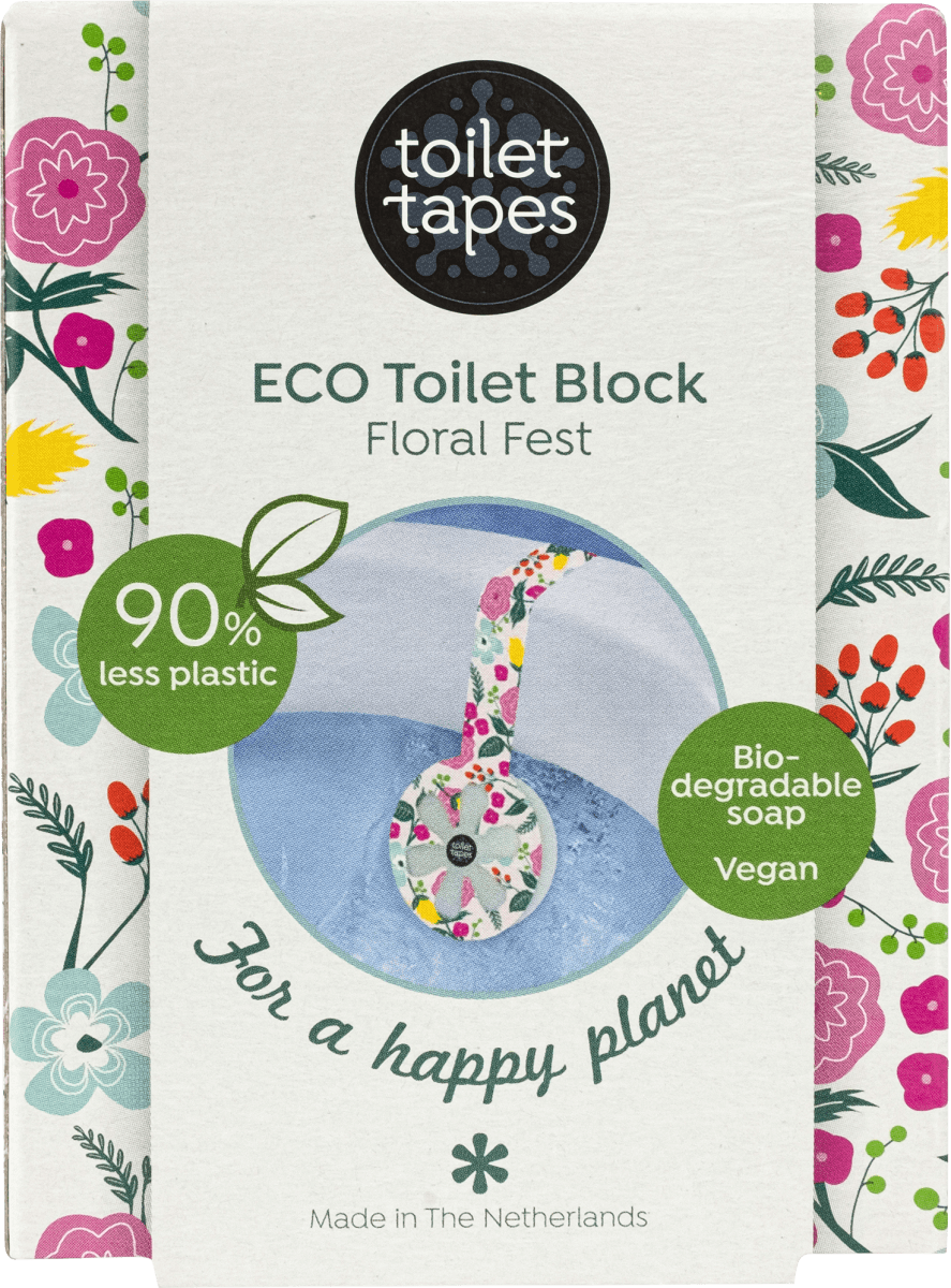 WC-Stein Toilet Block Floral Fest, 1 St