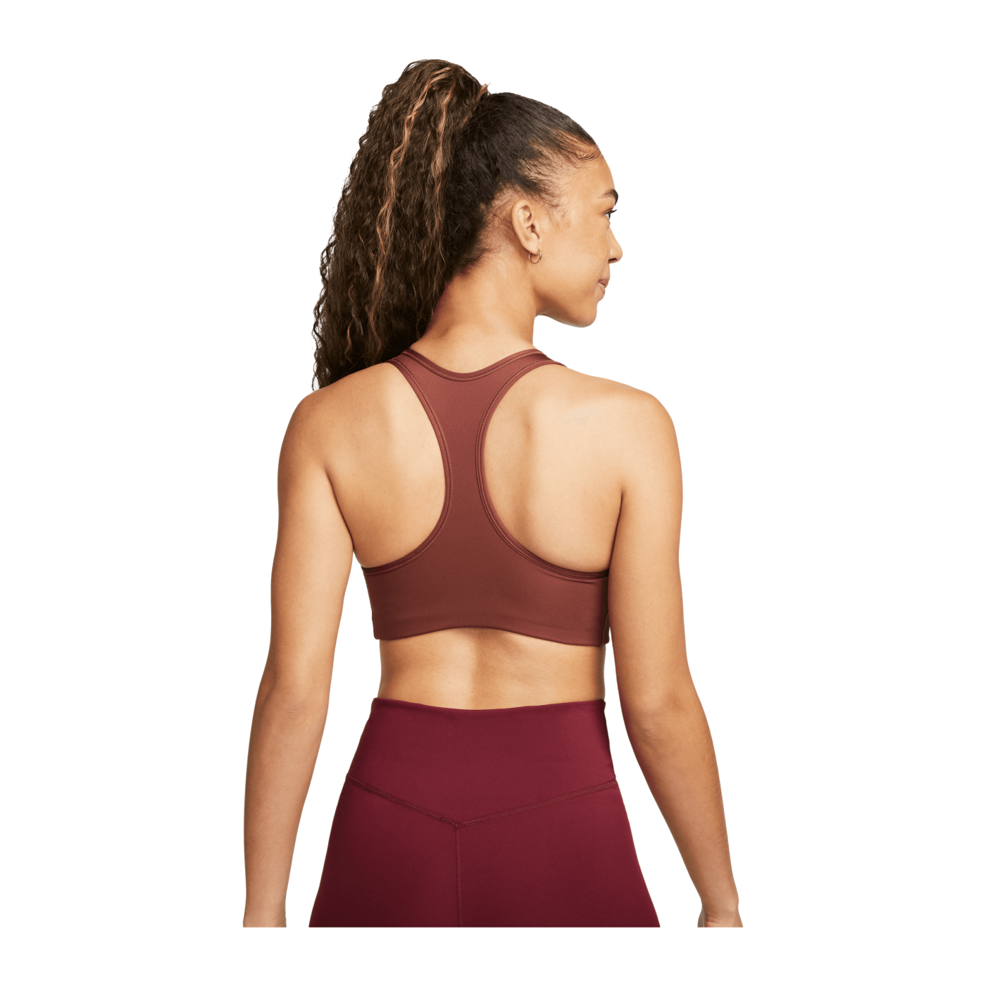 Nike Swoosh Bra Sport-BH Damen Braun F231