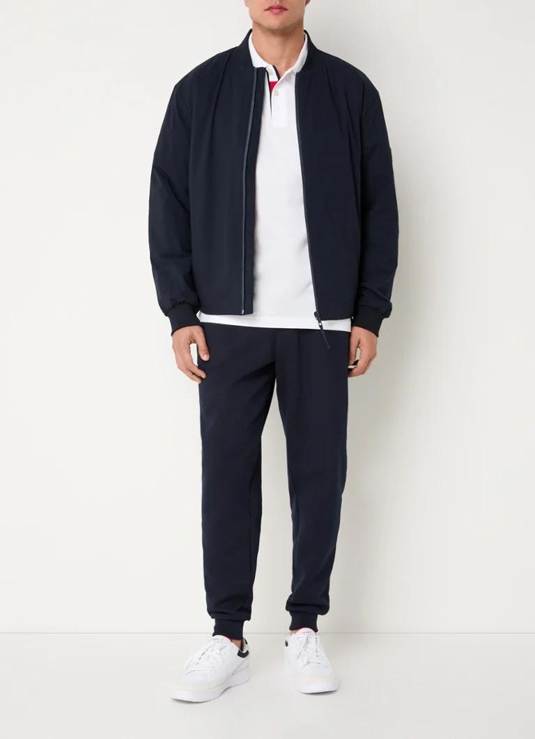 Pikowana kurtka typu bomber Tommy Hilfiger z logo i wykończeniem hydrofobowym.
