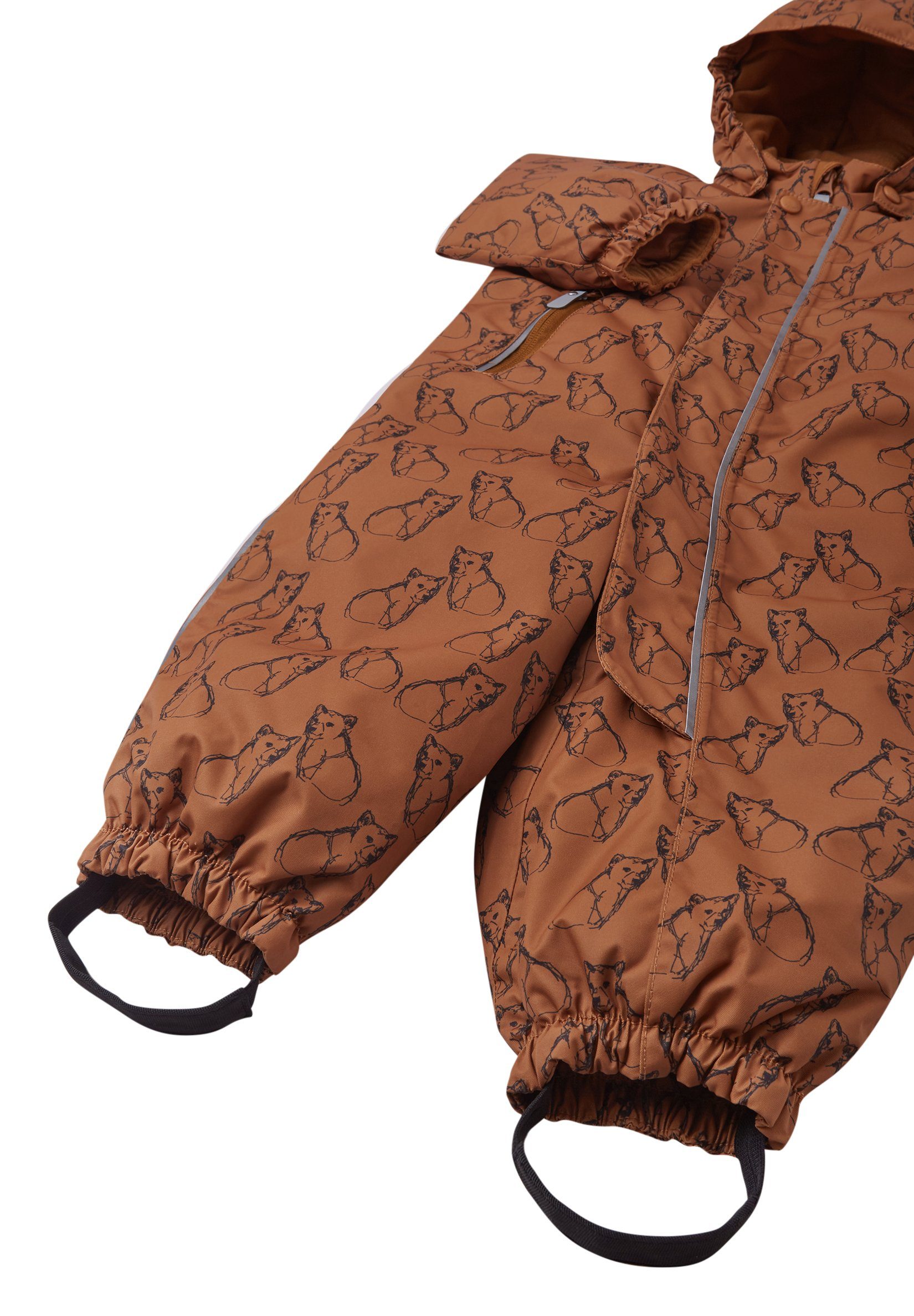 reima Schneeoverall Puhuri wasserdicht, wärmend und atmungsaktiv (1-tlg) bluesign®-zertifiziertes Haupt- und Futtermaterial