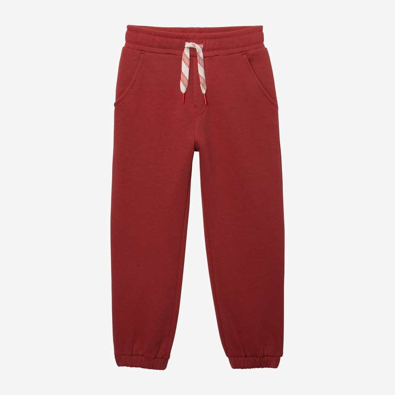 Jogging garçon brique en coton recyclé rouge Catimini