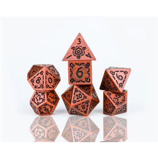 RPG Dice Set: Illusory Metal - Copper (8)