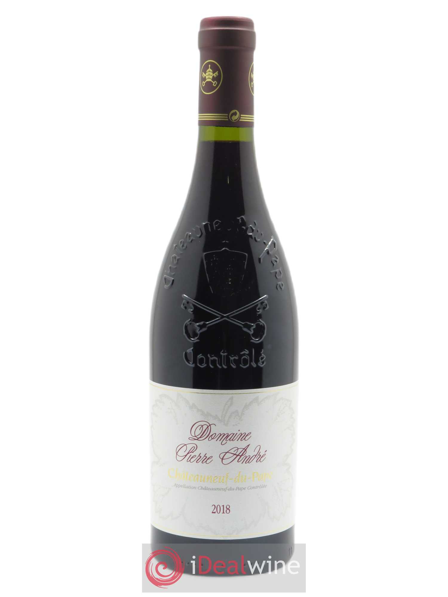 Châteauneuf-du-Pape Pierre André (Domaine)  2018 - Lot de 1 Bouteille