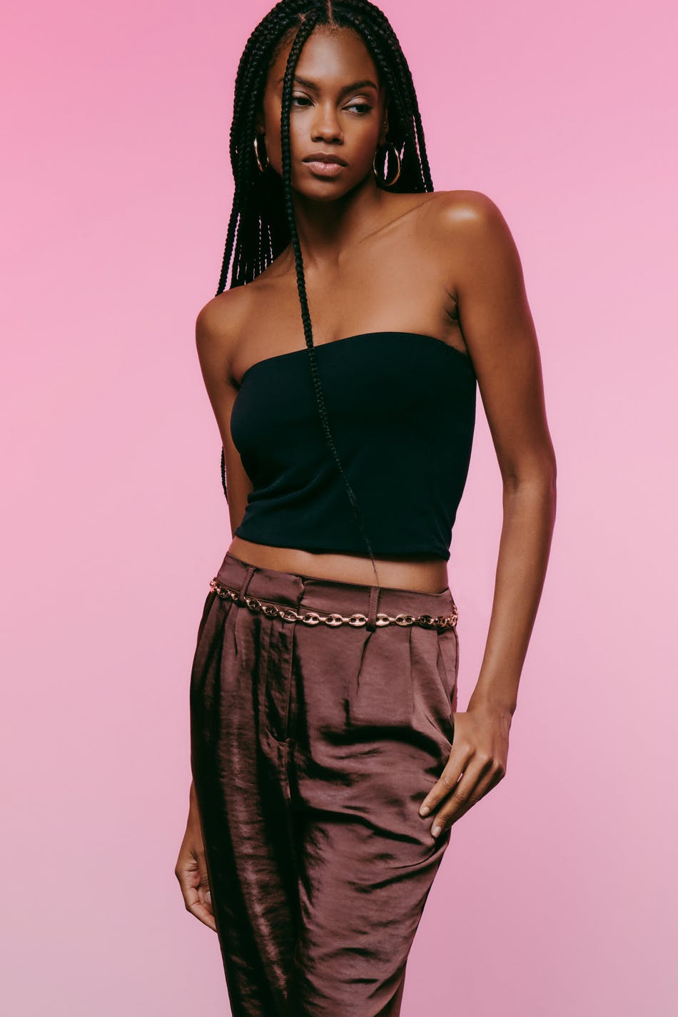 Straight tube top