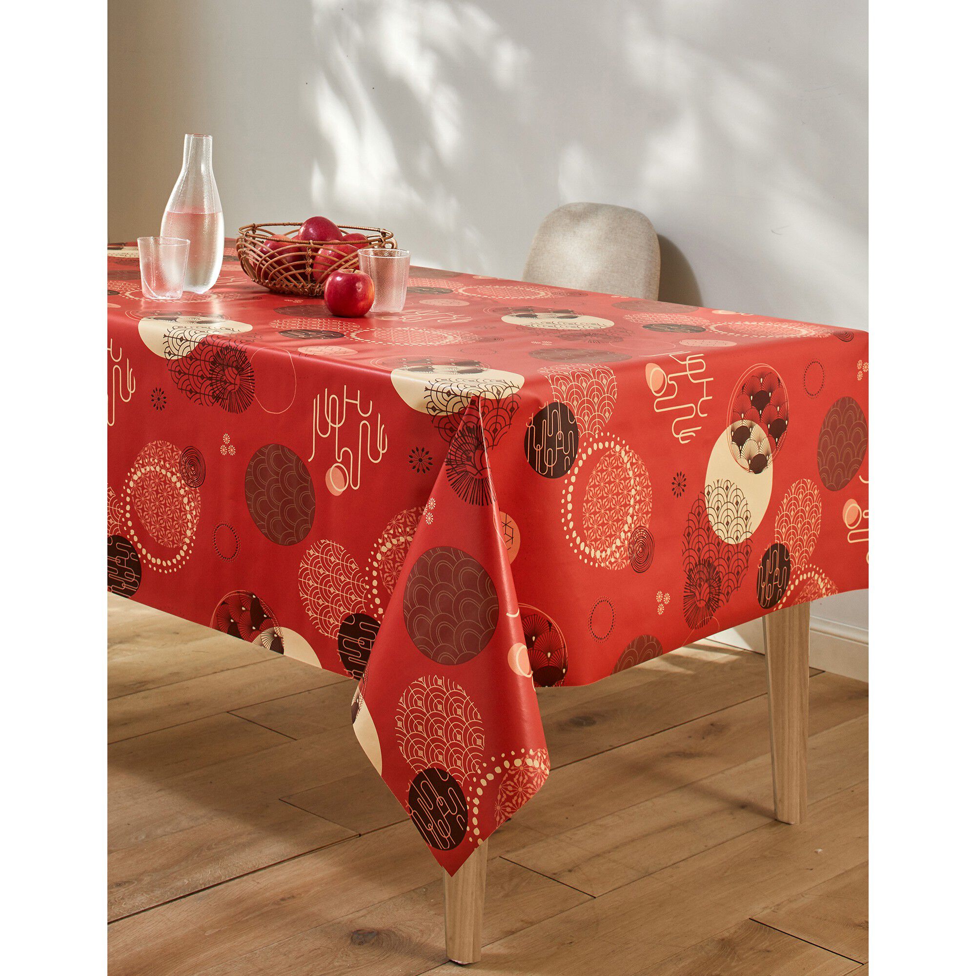 Nappe toile cirée imprimé Asiatique