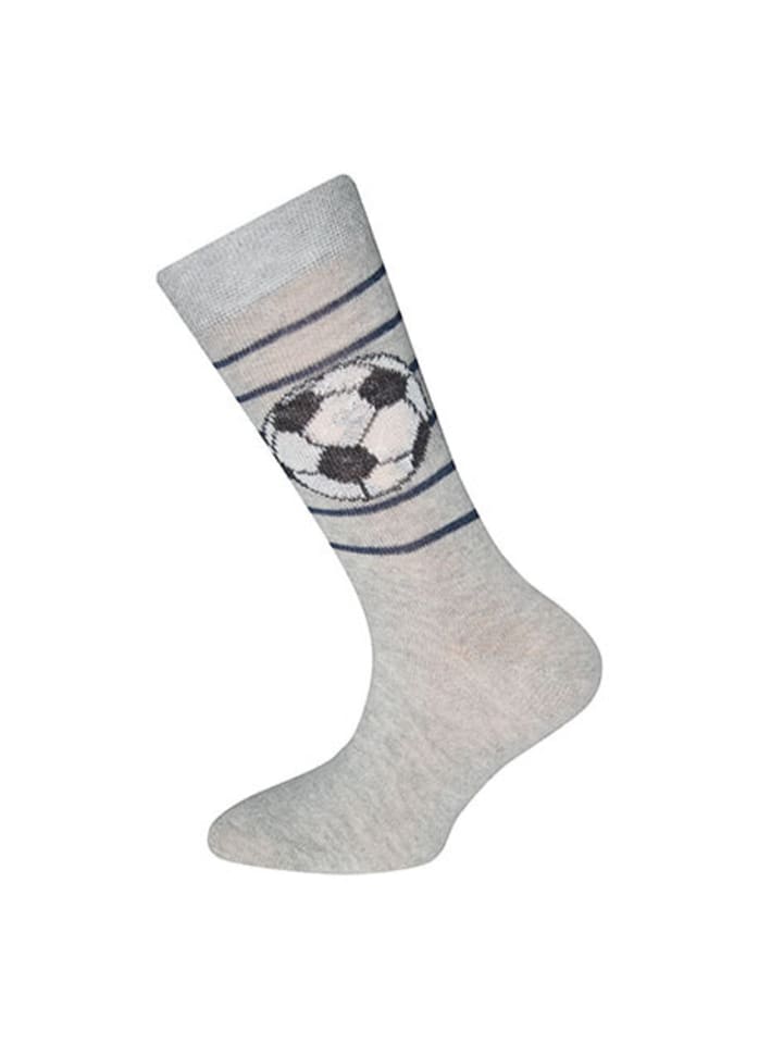 ewers 6er-Set Socken 6er Pack Fußball in grau-blau günstig kaufen