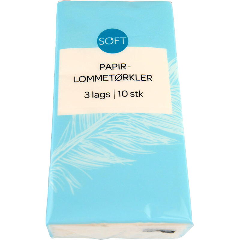 Soft Lommetørkle 10-pk soft