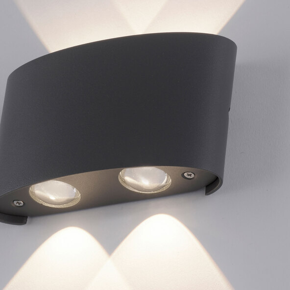LED-Außenwandleuchte Carlo