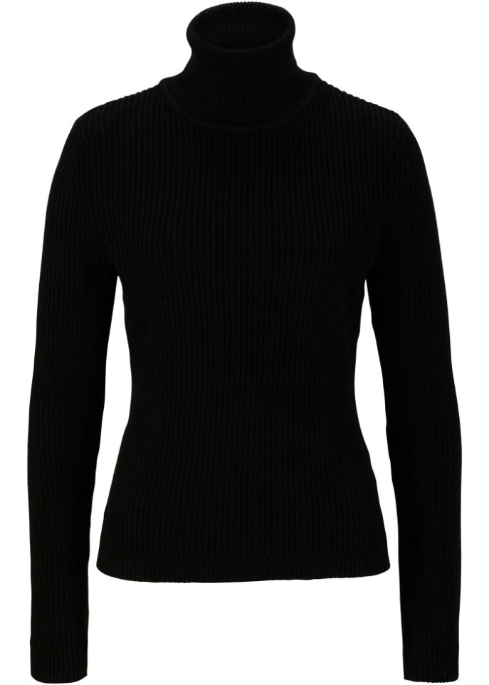 Rollkragenpullover, eng anliegend