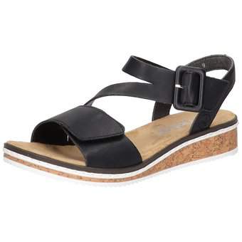 Rieker Sandale in schwarz