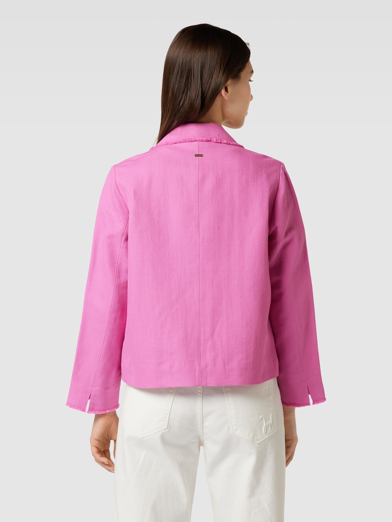 Blazer mit Knopfverschluss in pink