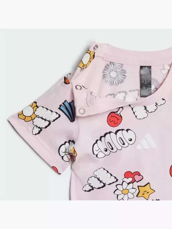adidas Seasonal Essentials Fun Allover Print Kids Set