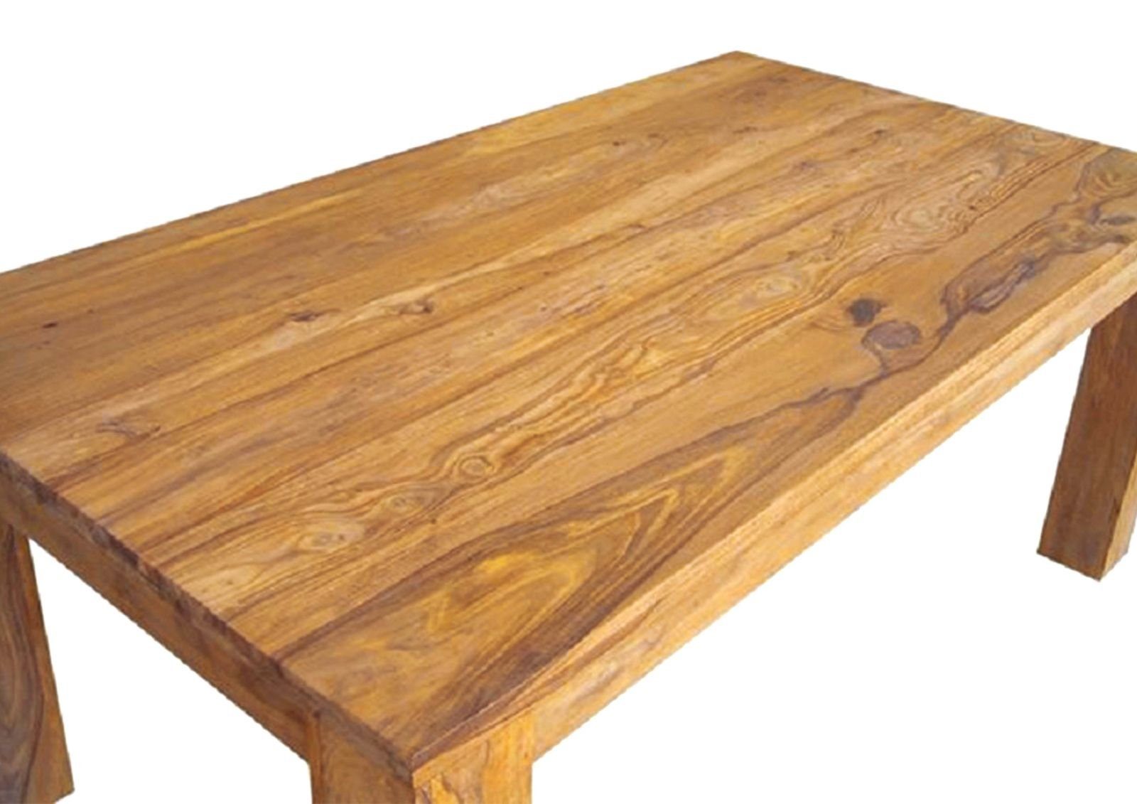 Massivmoebel24 Esstisch Esstisch Sheesham 260x100x76 braun geölt NATURE BROWN #829