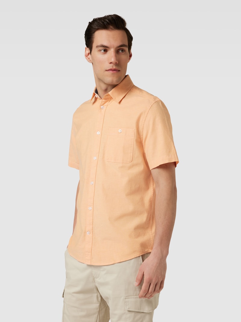 Freizeithemd mit Brusttasche in orange