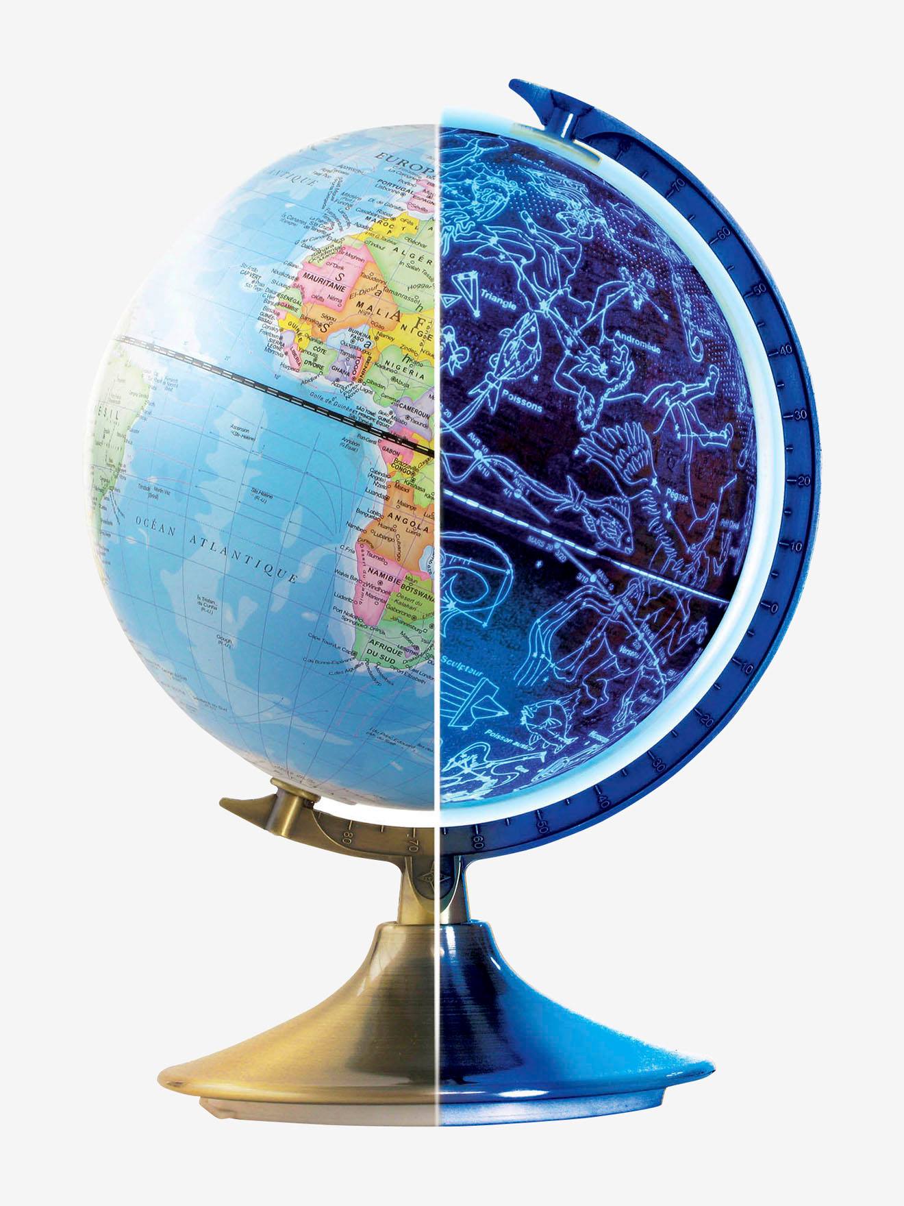Globe Jour & Nuit BUKI bleu