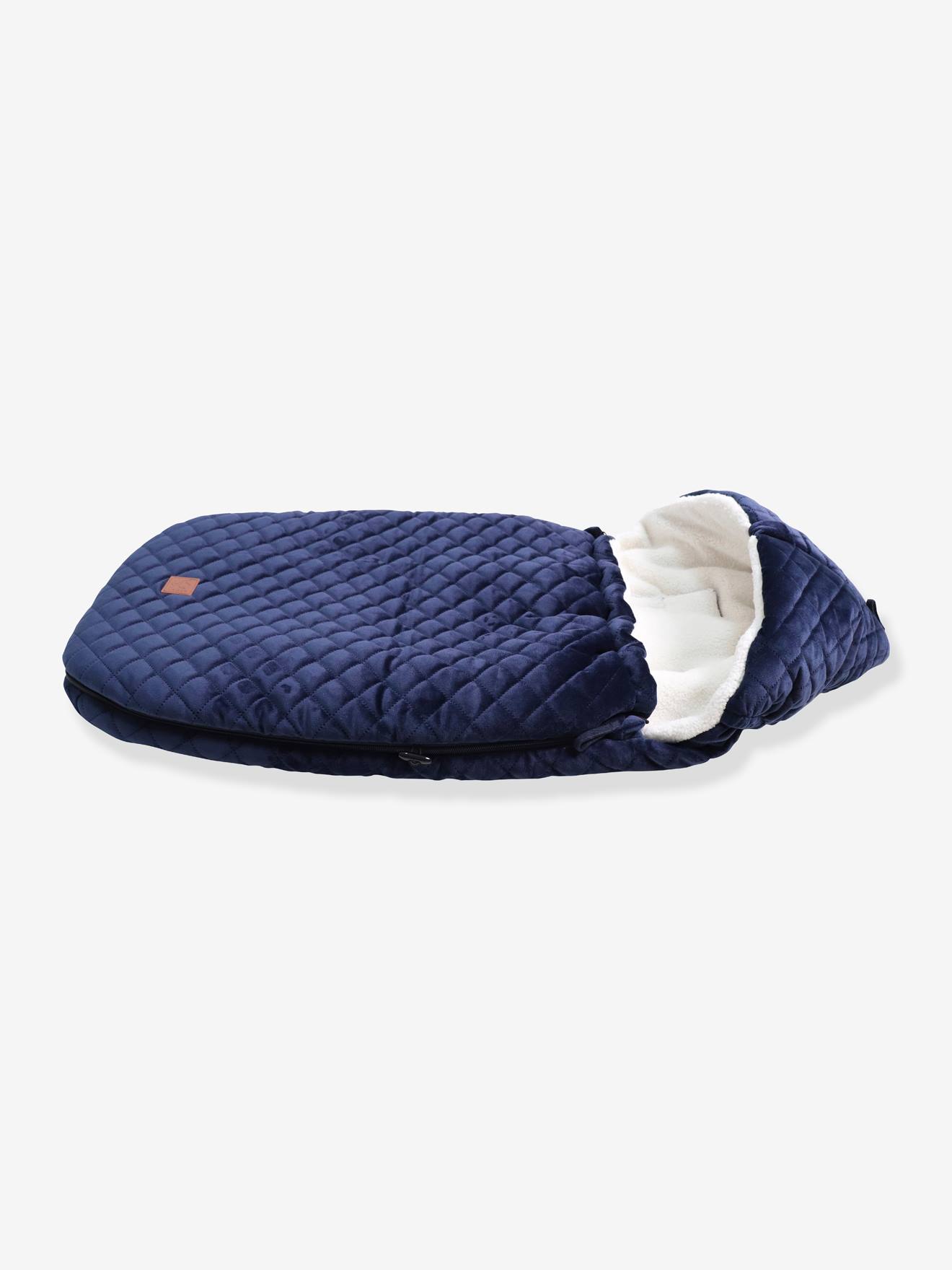 Chancelière poussette X-Large Velvet Hoody KAISER navy