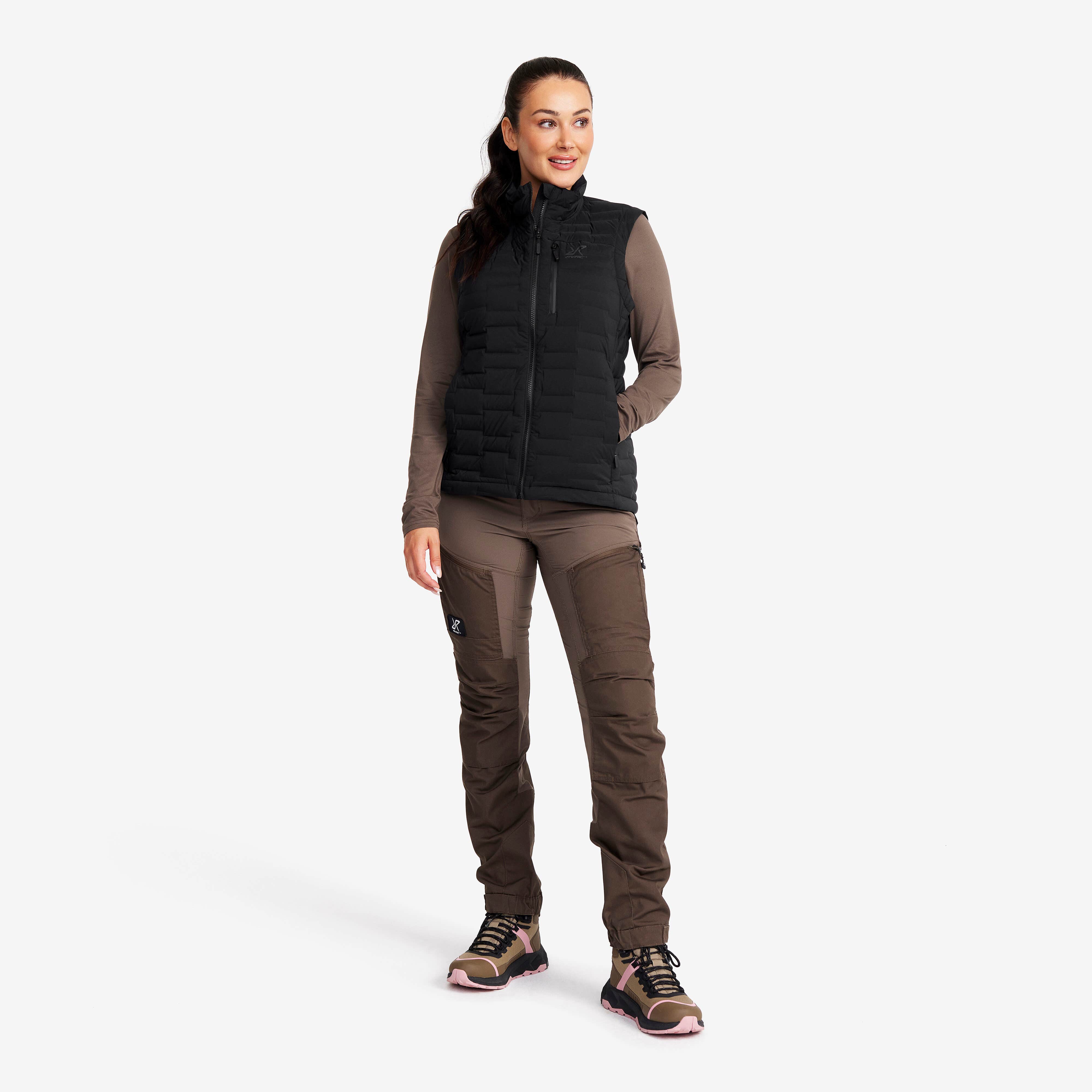 Flex Stretch Down Vest Femme Black