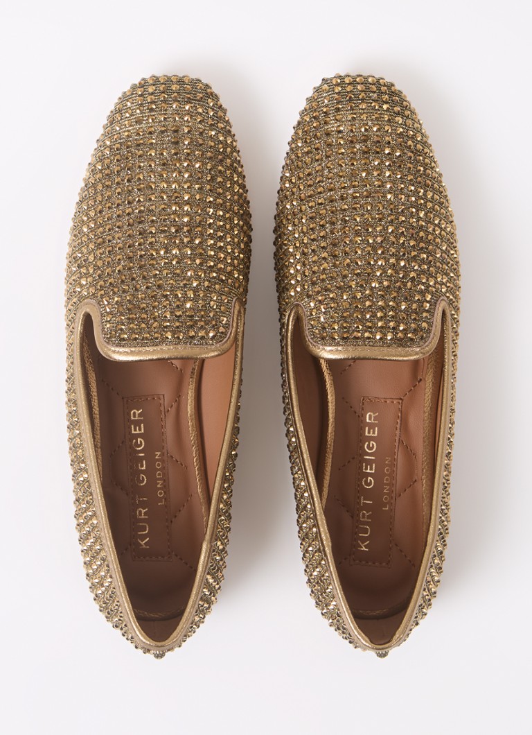 Scarpe slip-on Kensington di Kurt Geiger con strass