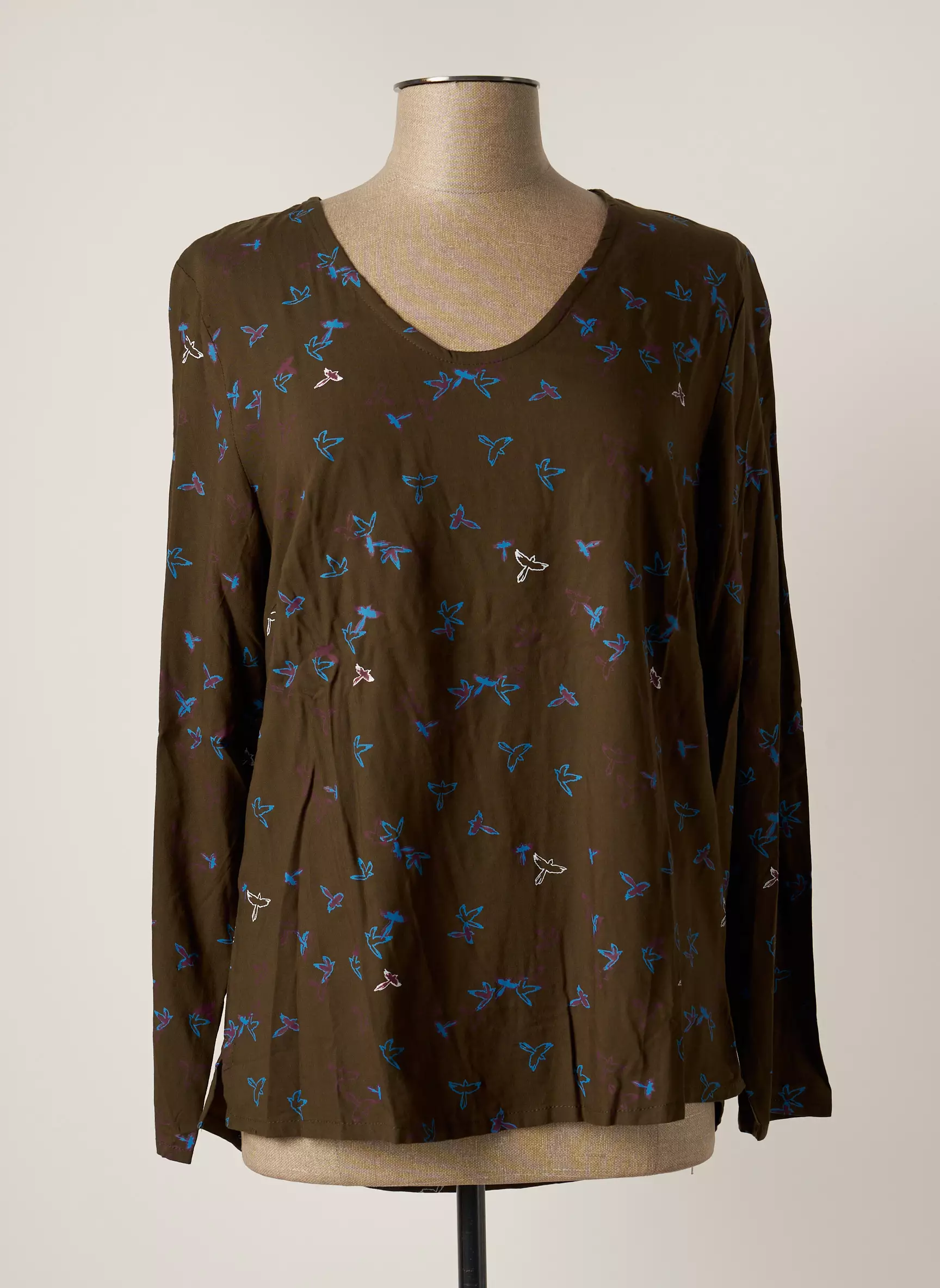 La Fiancee Du Mekong Blouses Femme couleur vert