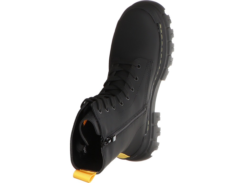 DOCKERS Winterstiefel schwarz