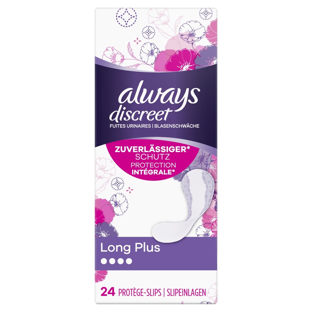 always Always Discreet + Protège-Slip Fuite Urinaire Protège-Slips Pour Fuites Urinaires