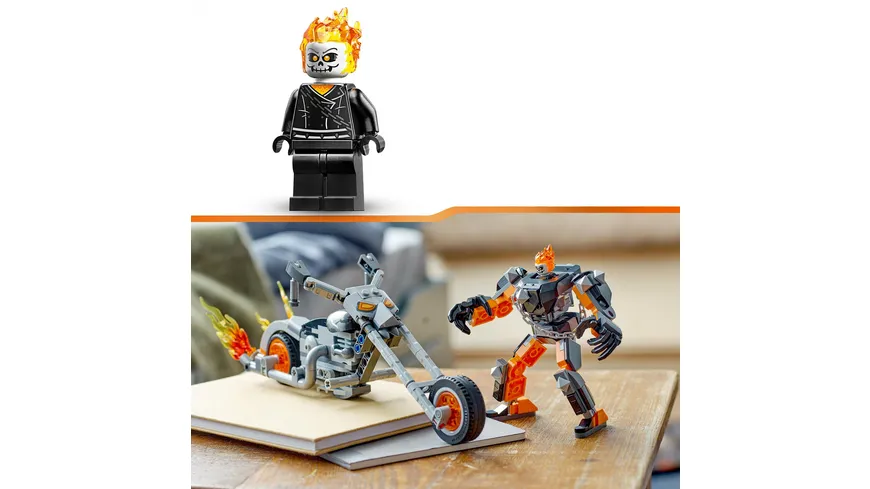 LEGO Marvel 76245 Ghost Rider mit Mech & Bike, Superhelden Set