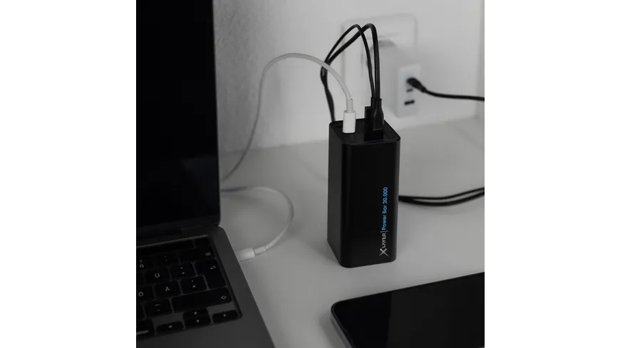 XLayer Power Bar 20.000 mAh 65W PD Black