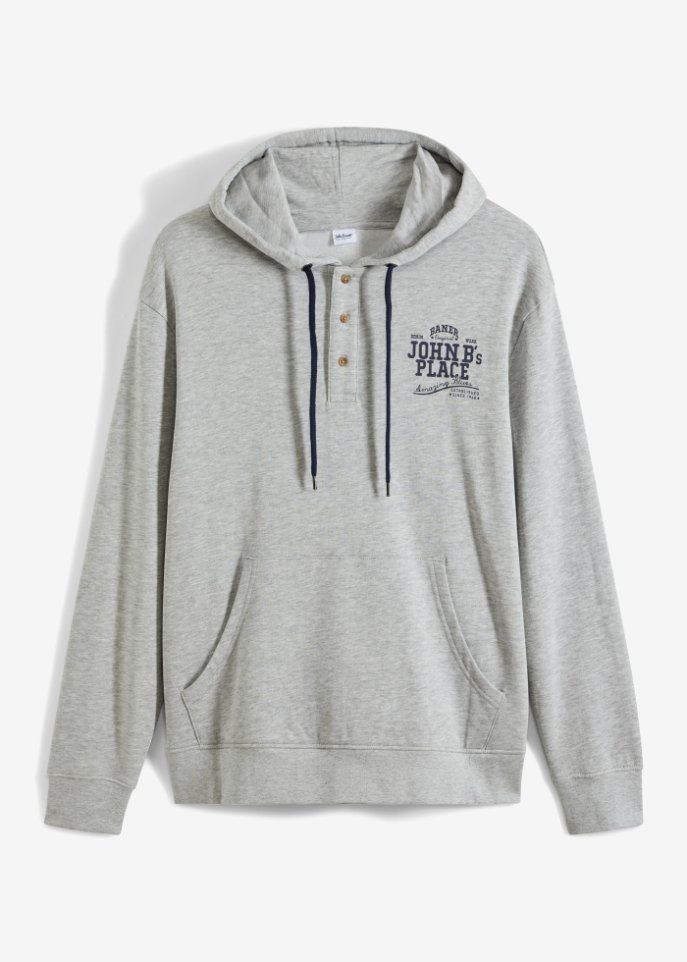 Kapuzensweatshirt mit recyceltem Polyester