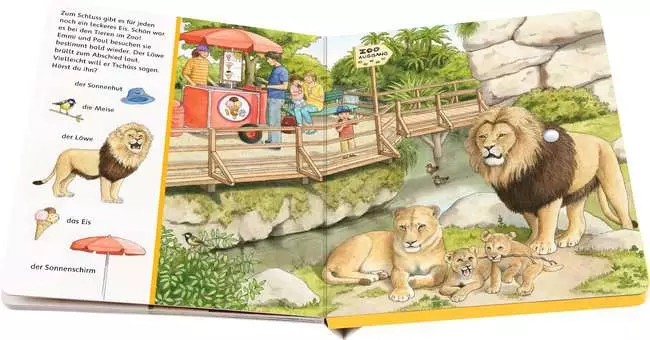 Sachen suchen, Sachen hören: Im Zoo