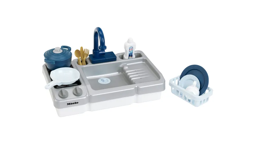 Theo Klein 7166 Miele - Spüle mit Wasserfunktion und Kochfeld