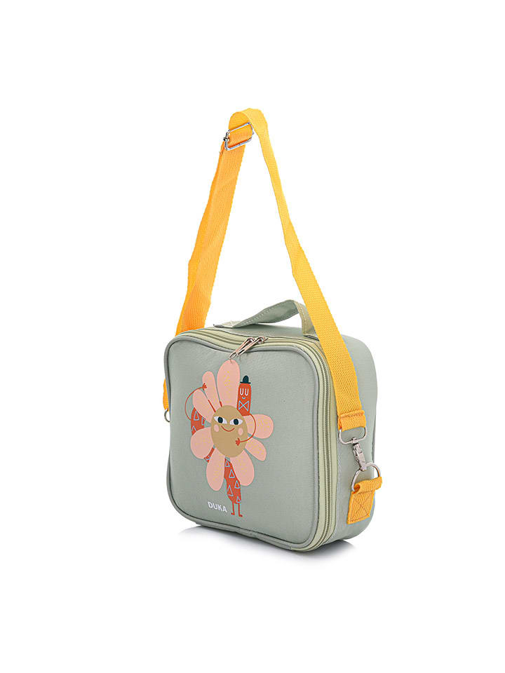 DUKA Lunchtasche in Grün/ Gelb - (B)22 x (H)8 x (T)19 cm günstig kaufen onesize