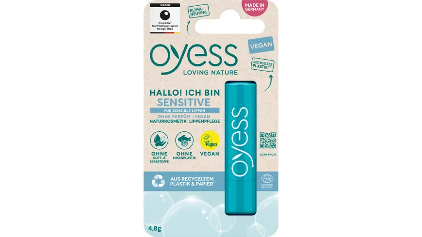 OYESS Lippenbalsam Sensitive 4.8 g
