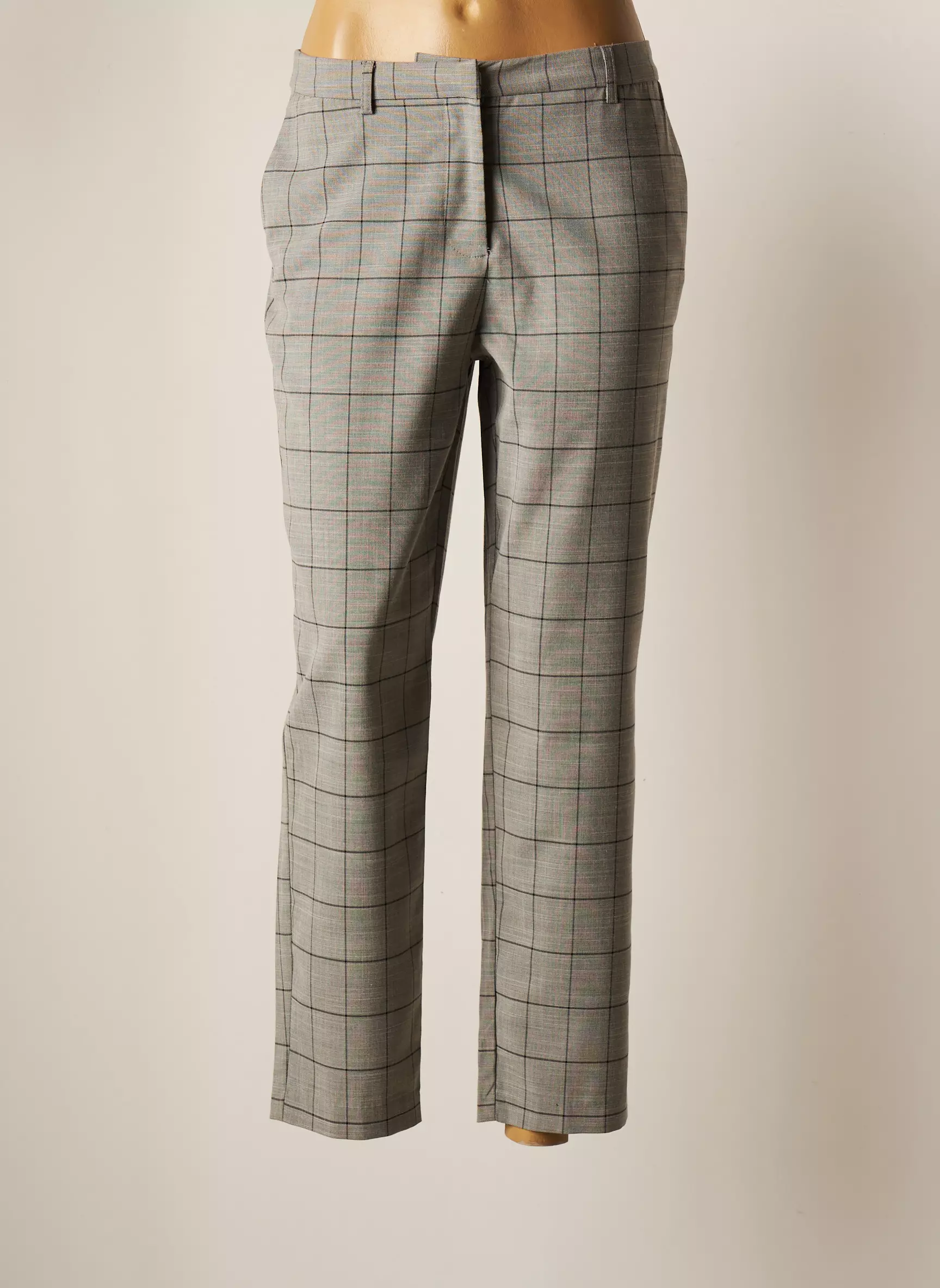 Only Pantalons Chino Femme couleur gris