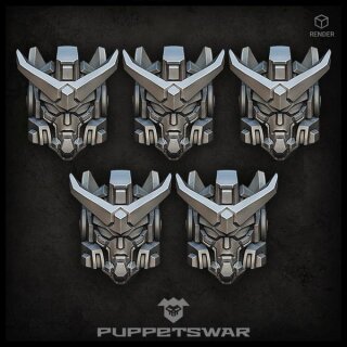 Mech Soldier helmets (5)