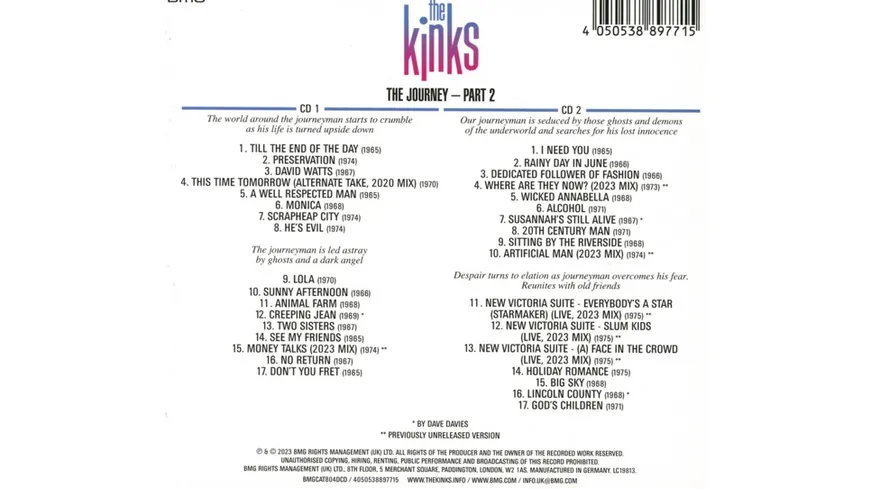 The Journey-Part 2 Digipak