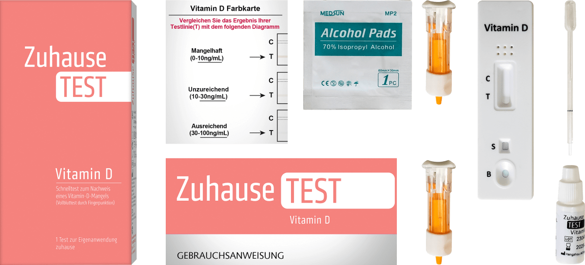Zuhause Test Vitamin D, 1 Anwendung, 1 St